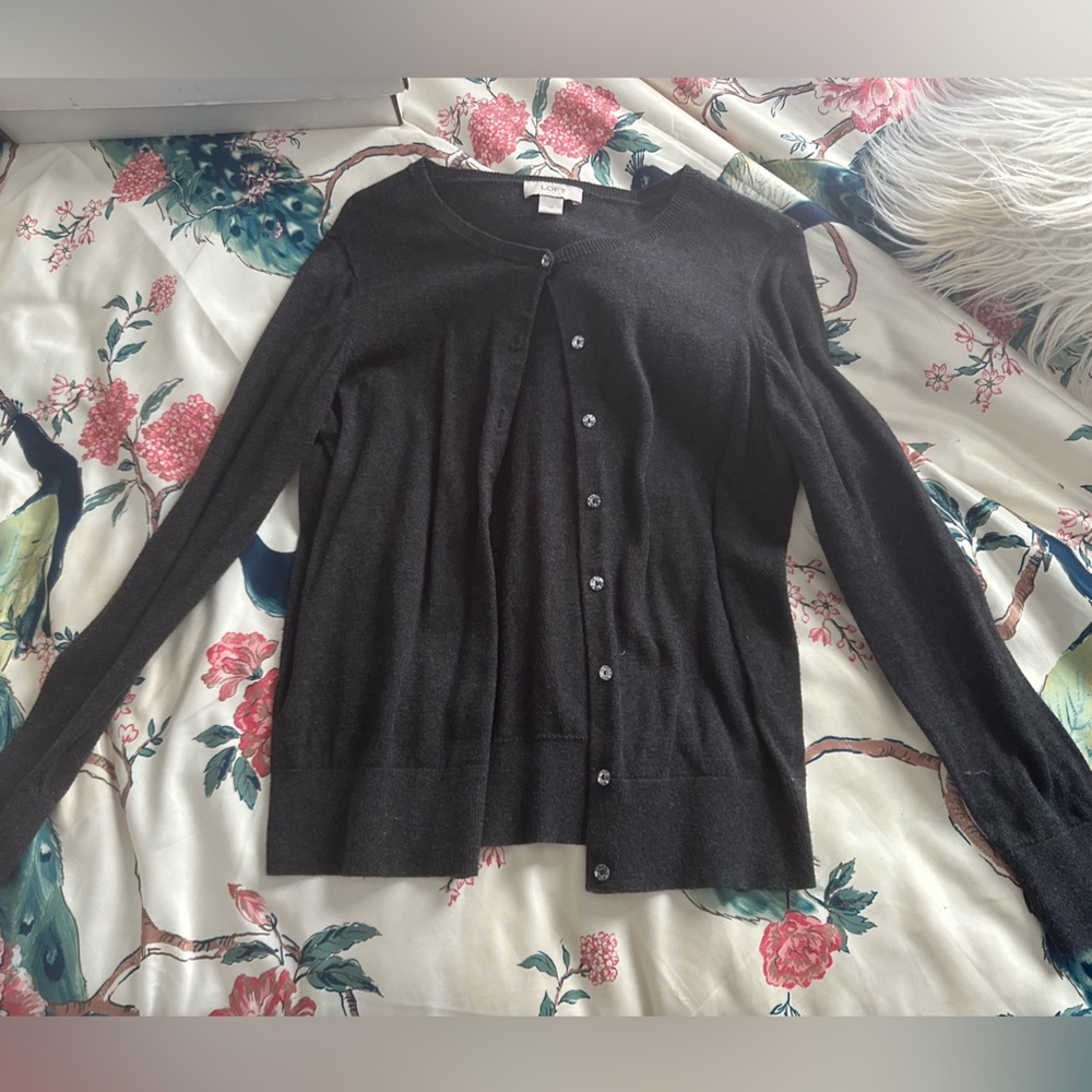 Ann Taylor Loft medium sized button up sweater